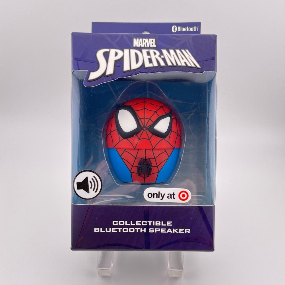 Spider-Man Bitty Boomer Bluetooth Speaker: Portable USB-C Rechargeable